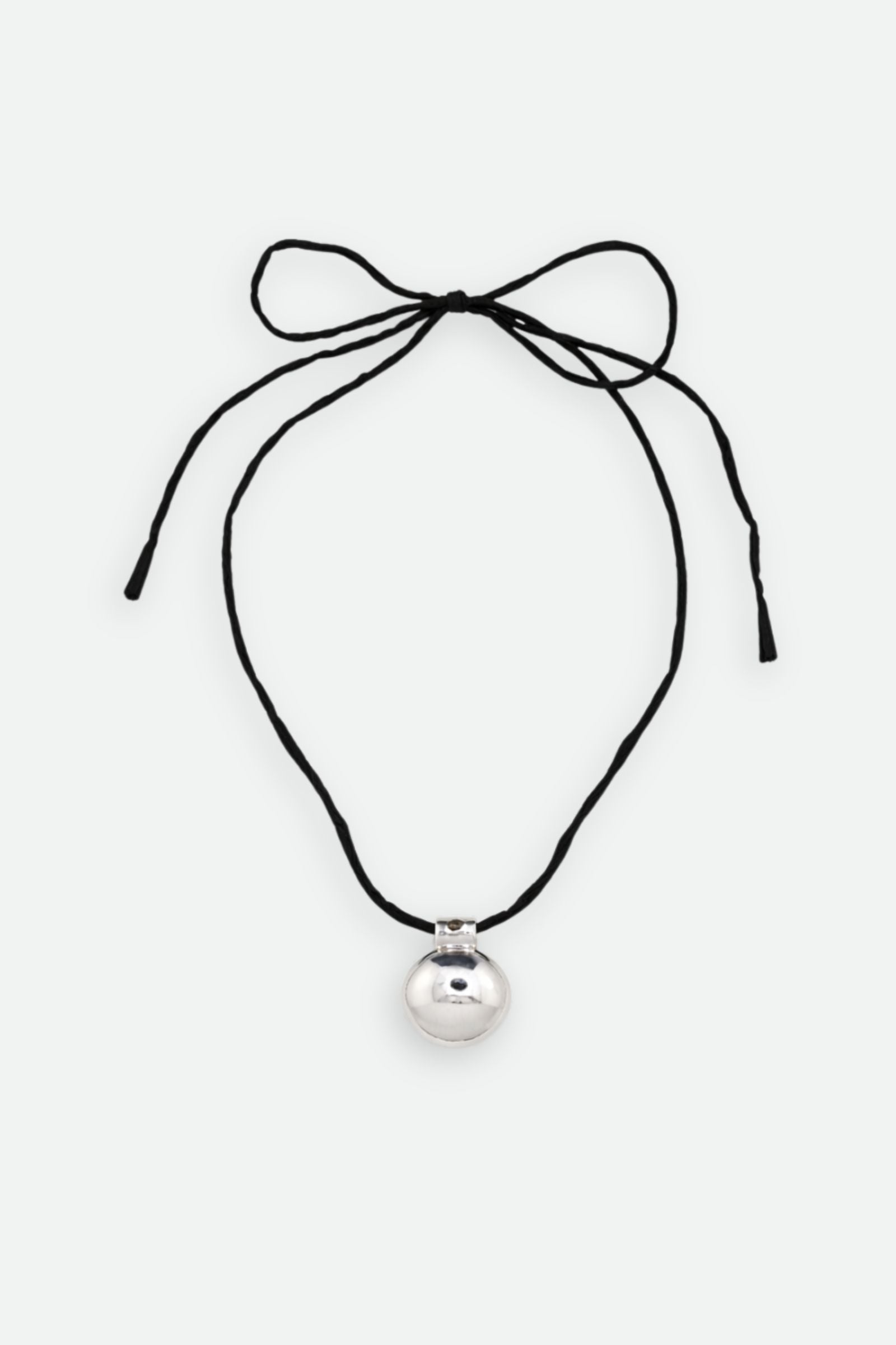 Thin Silk Ribbon Pendant