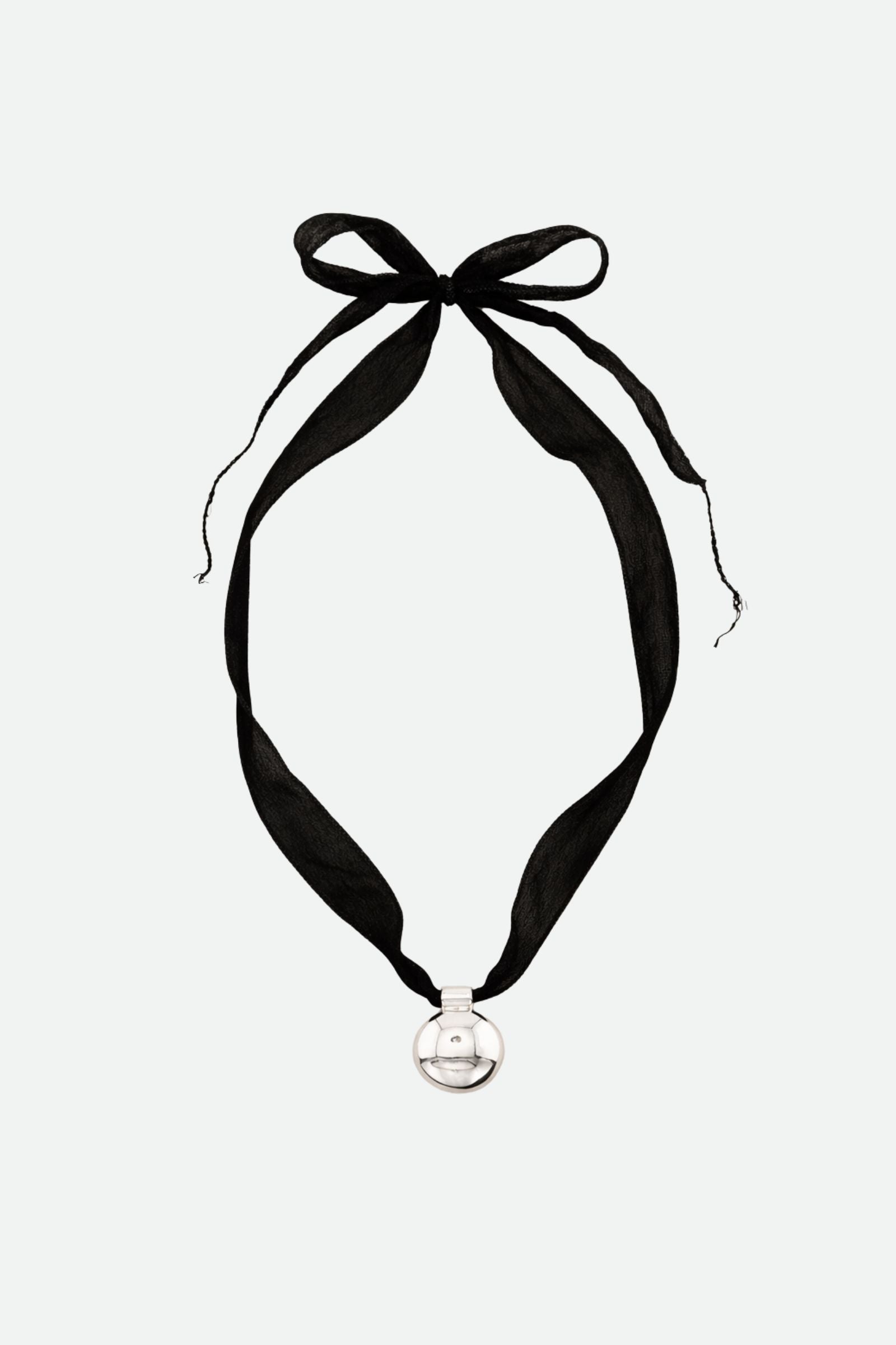 Silk ribbion pendant no.1