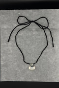 Thin Silk Ribbon Pendant