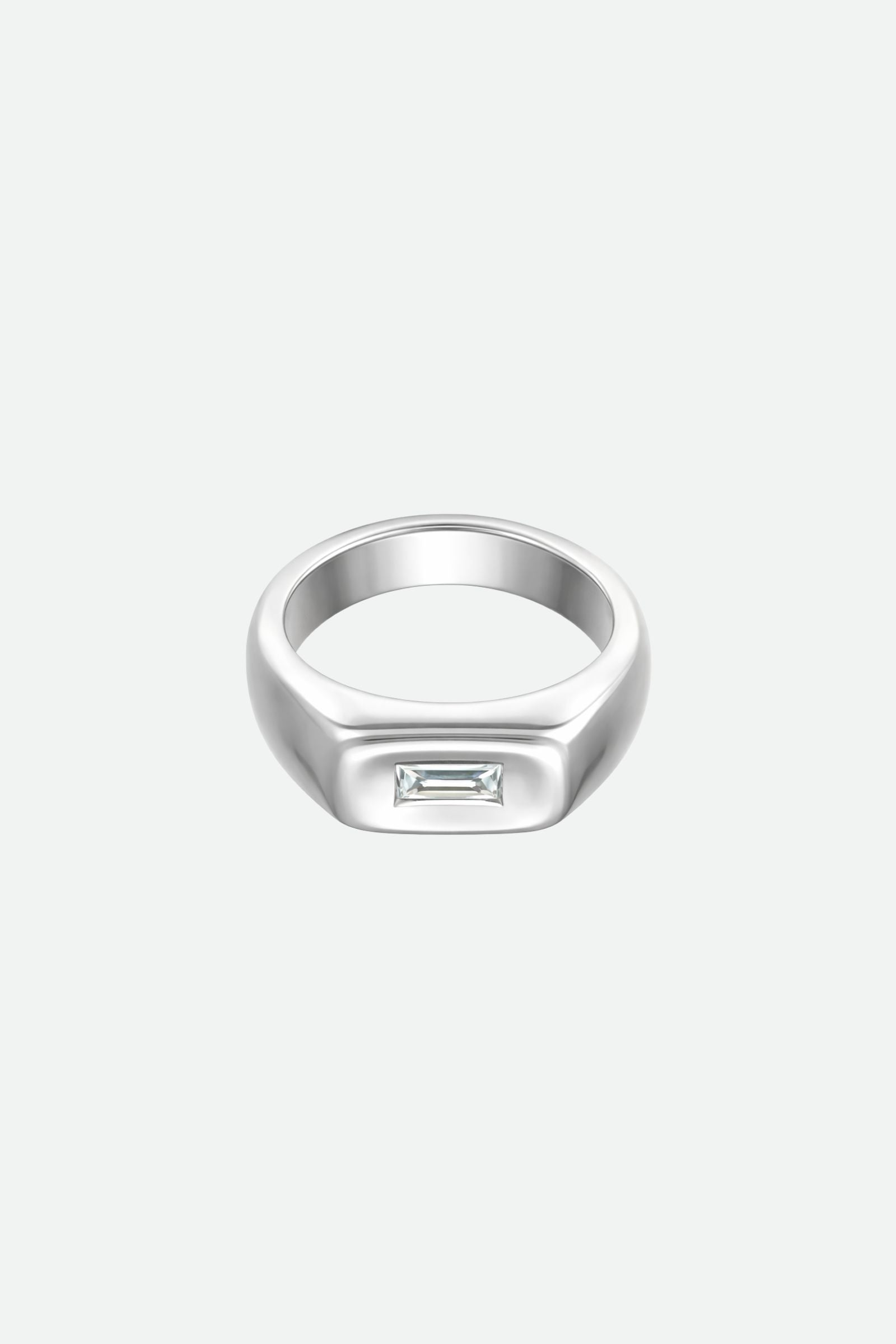 Ring no.10 Rectangle Crystal Quartz