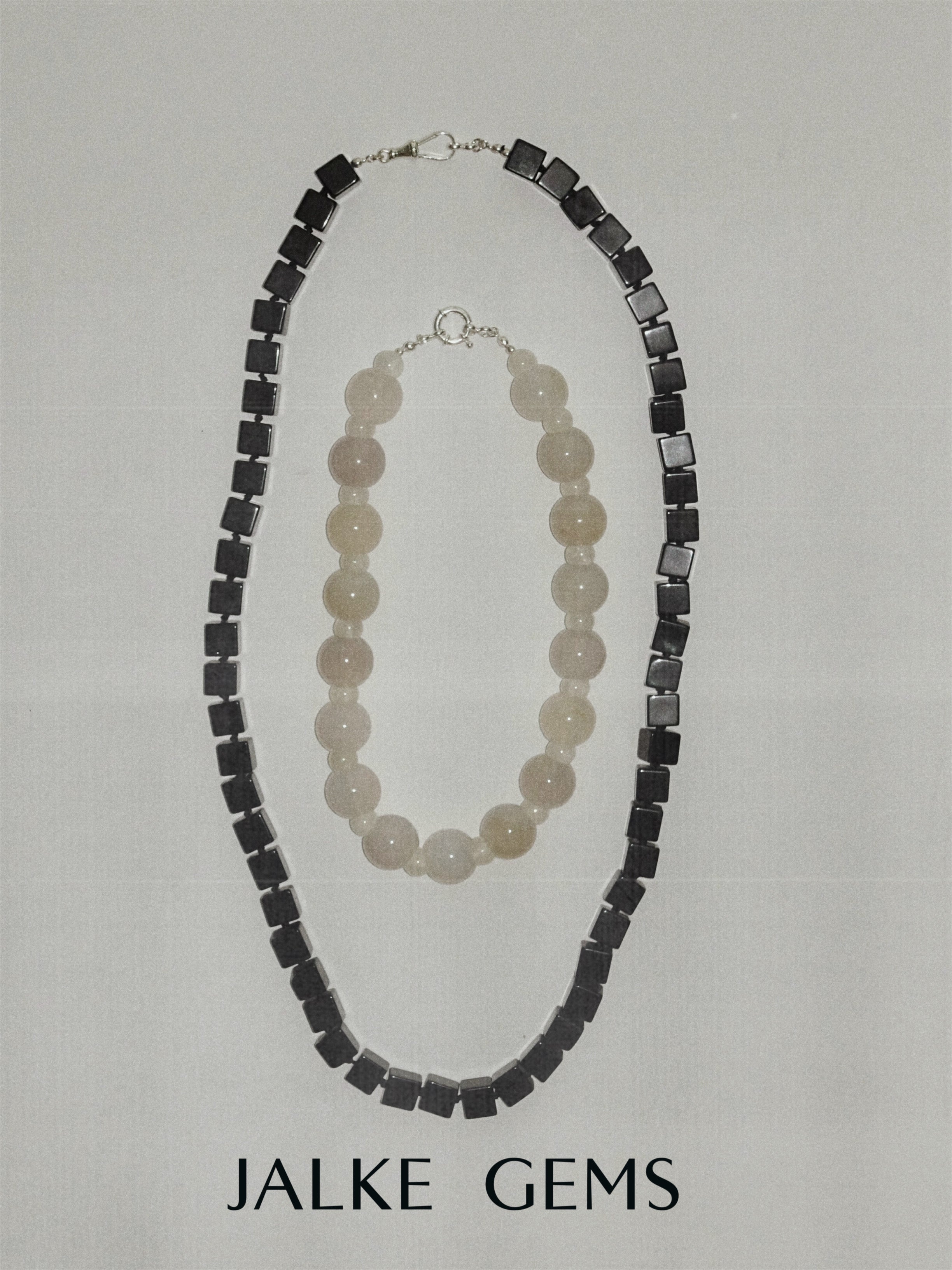 Necklace no.8 Agate Bubbles