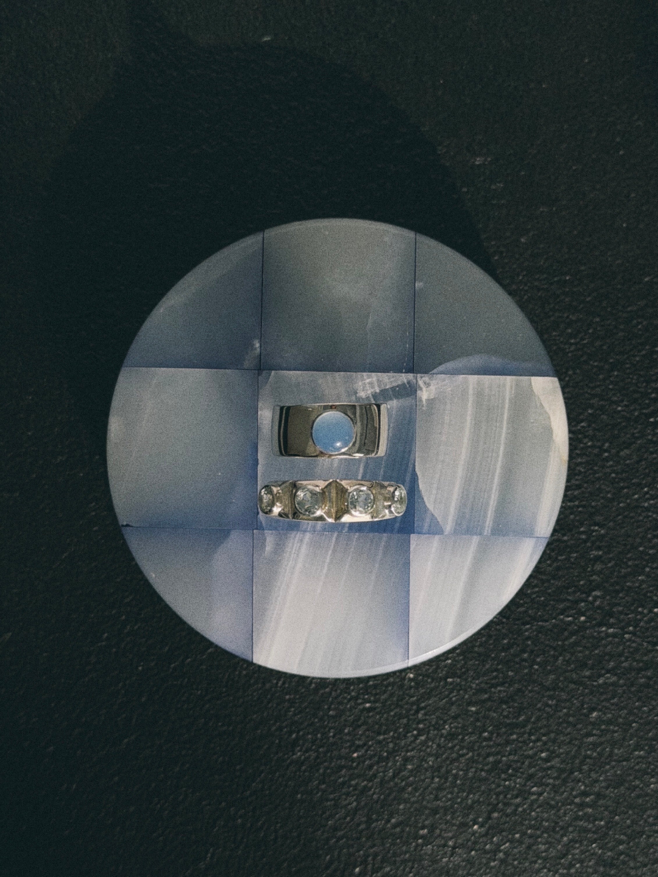 Ring no.3 Blue Topaz Row
