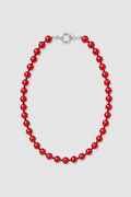 CHOKER NO.5 RED AGATE