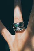 Ring no.9 Emerald Bubble Signet