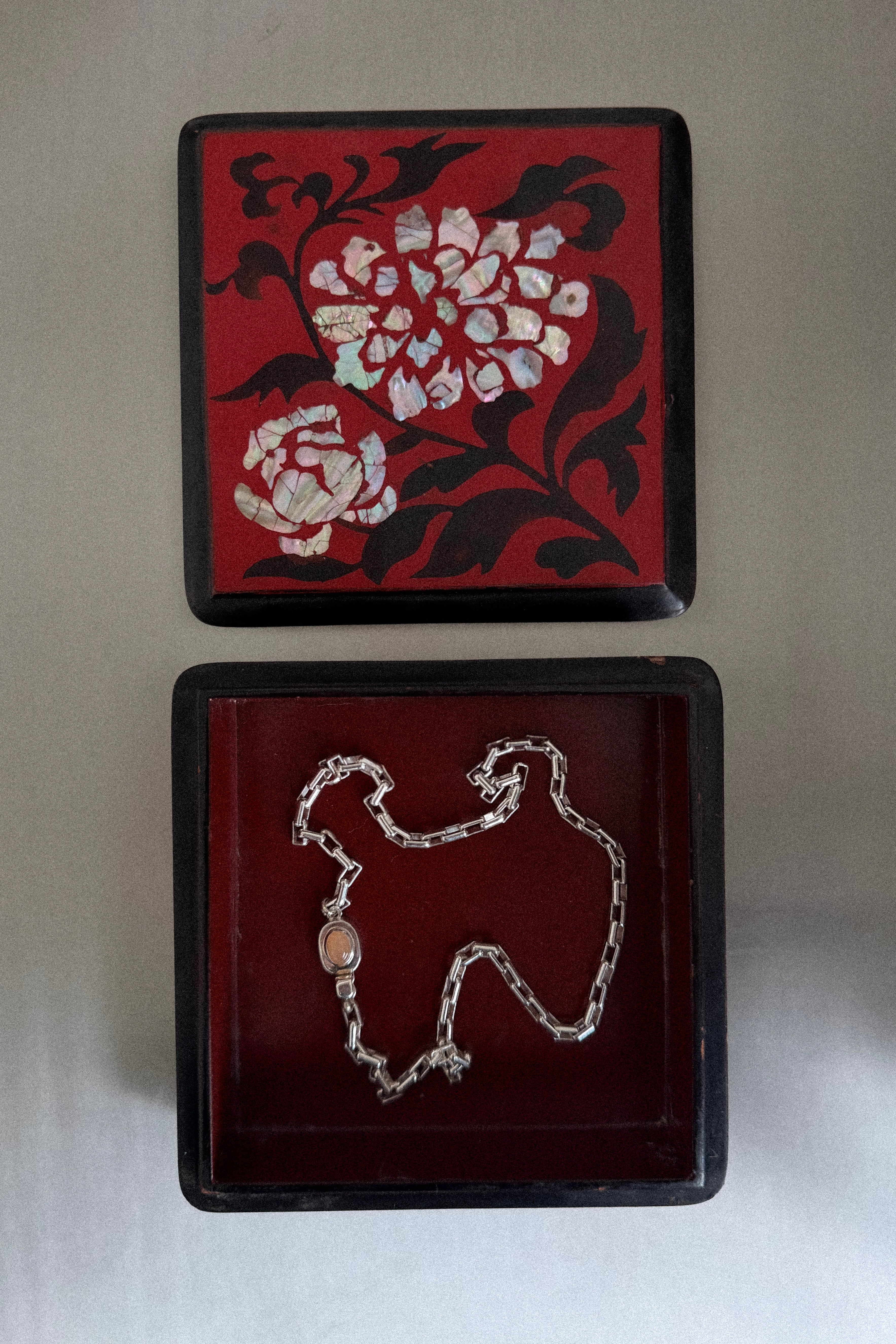 Choker no.2 Boxy peachy-clasp