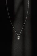 Necklace no.3 Rectangle Crystal Quartz