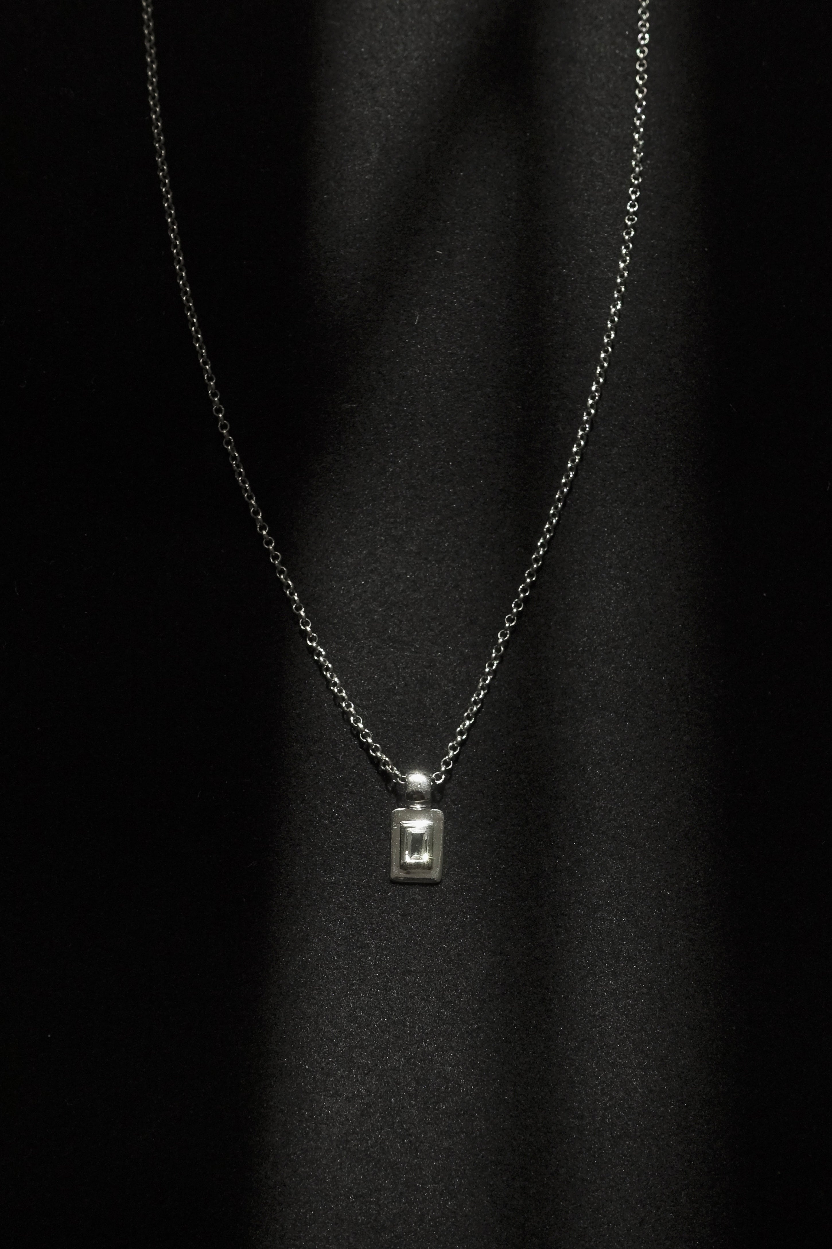 Necklace no.3 Rectangle Crystal Quartz