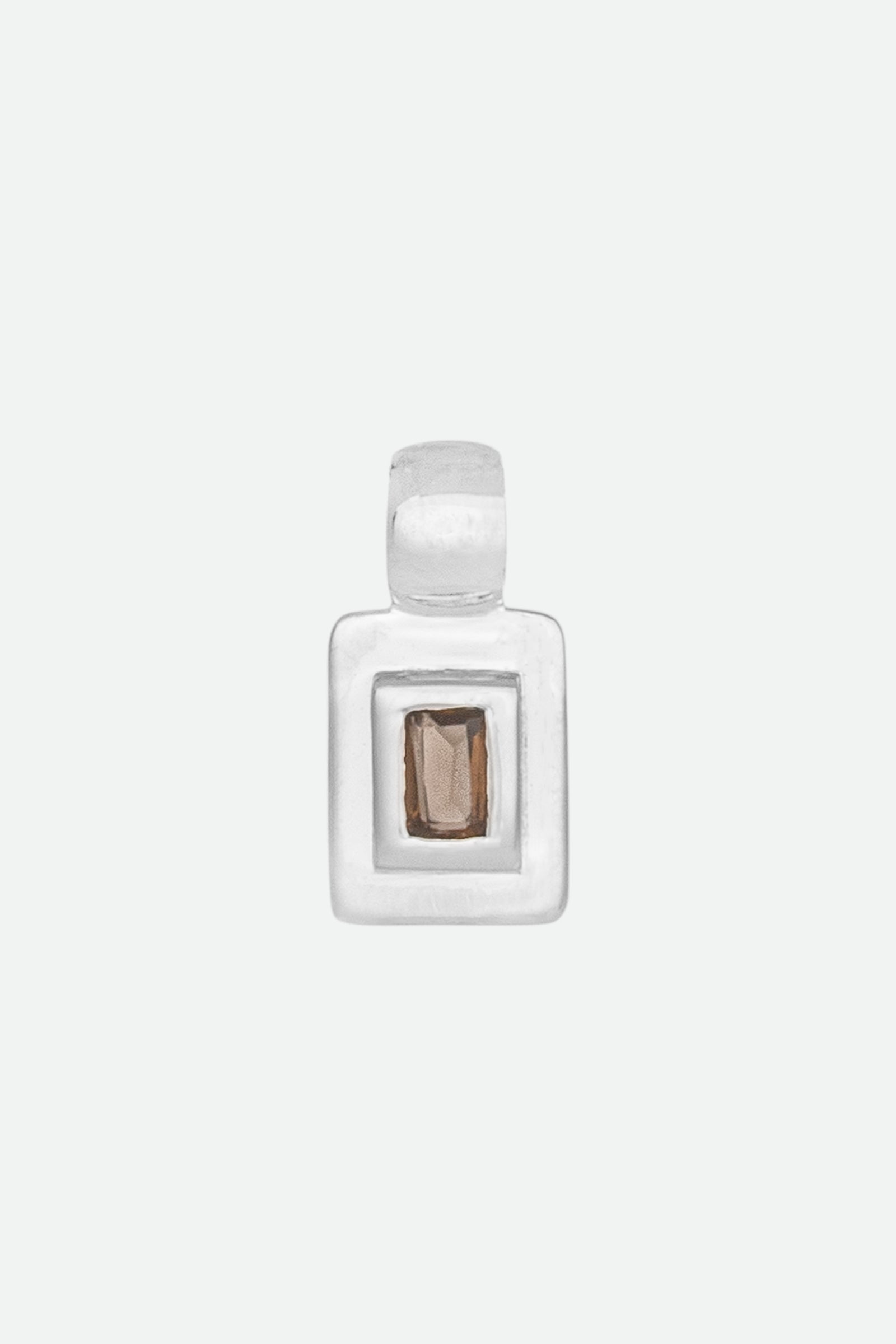 Necklace no.3 Rectangle Smoky Quartz
