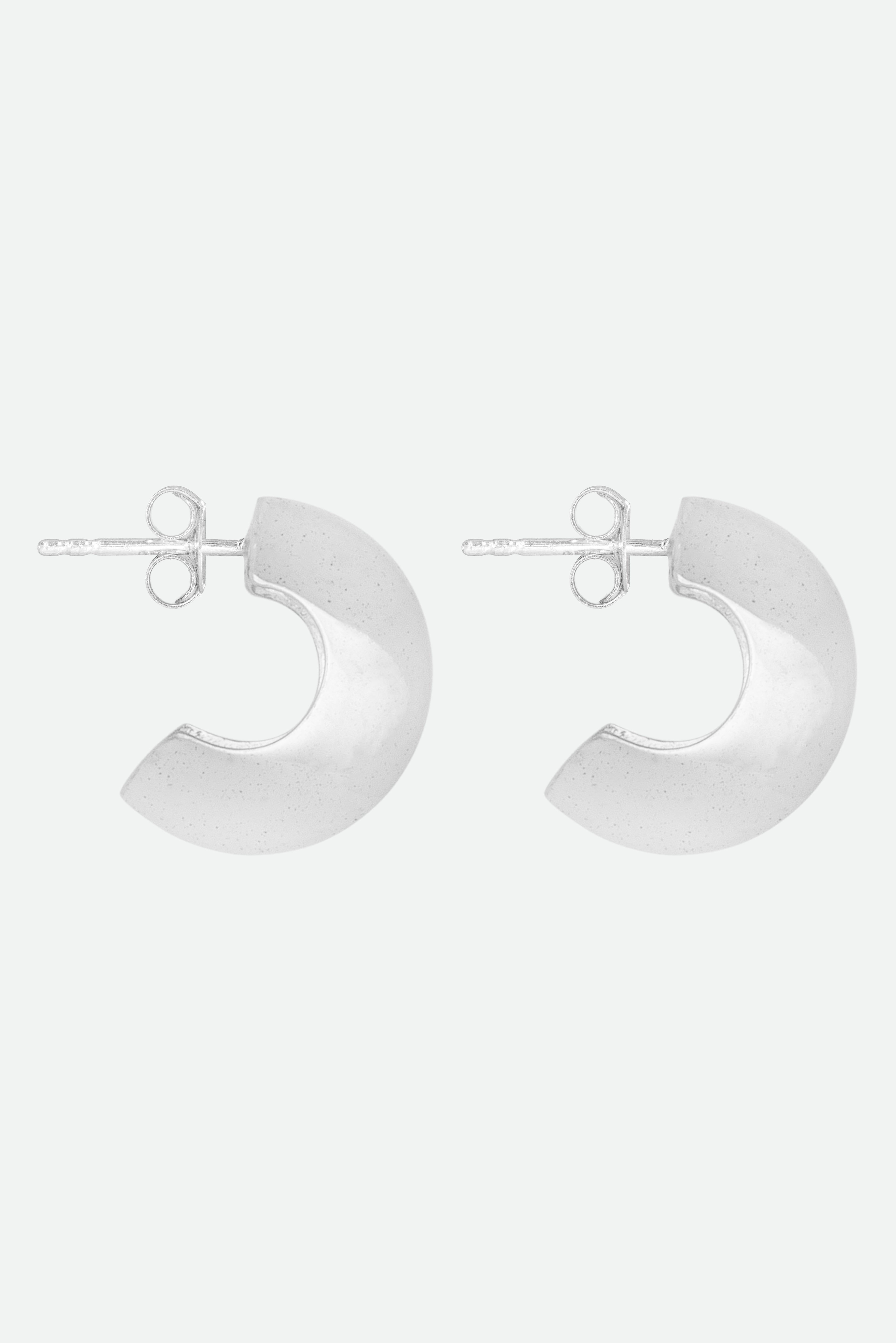 Earrings no.4 Silver Hoops