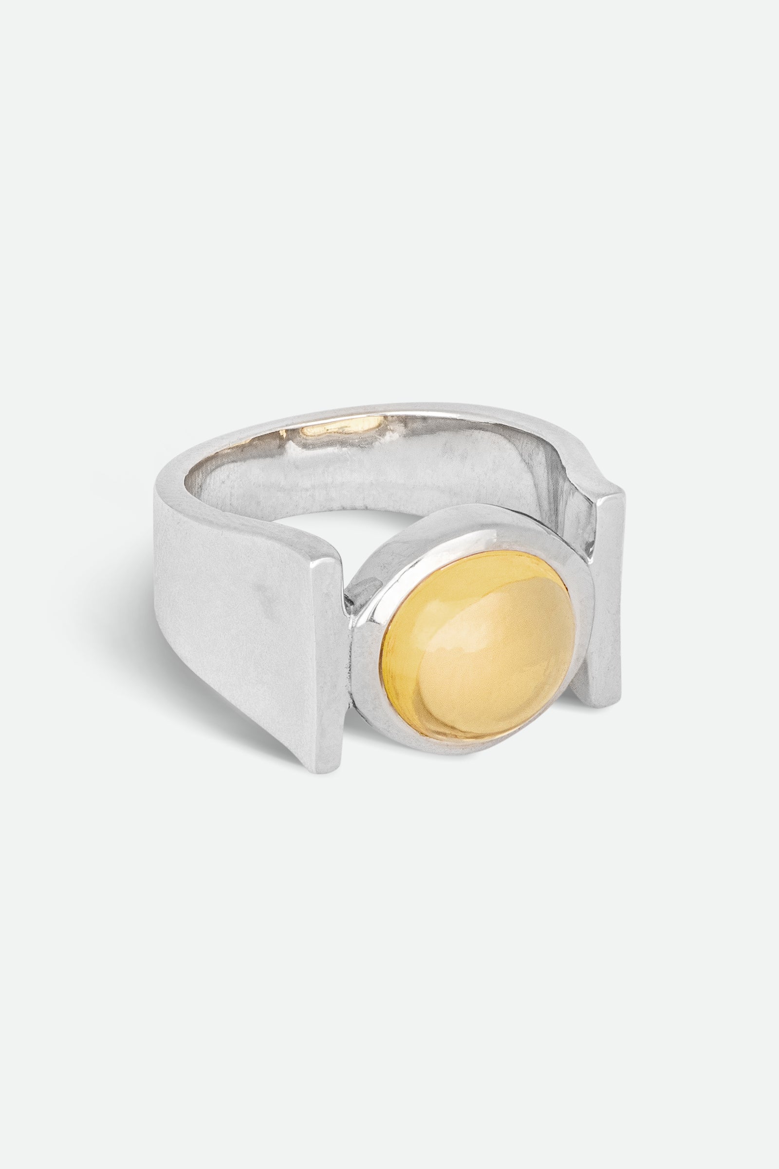 Pierścionek no.15 Sculptural Citrine