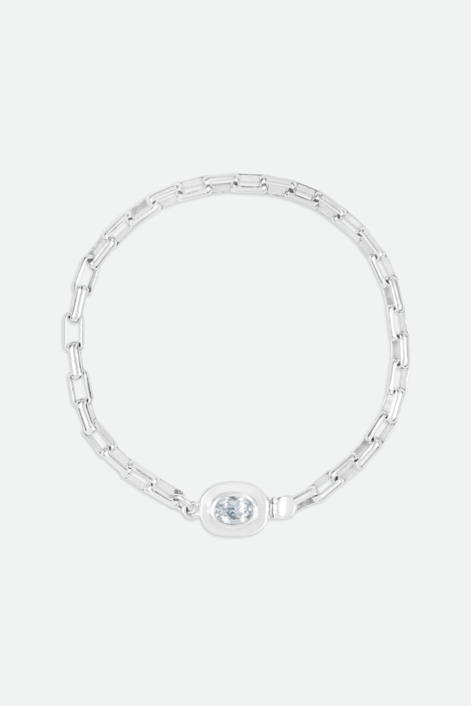 Bracelet no.1 Boxy crystal-clasp