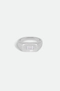 Ring no.10 Rectangle Crystal Quartz