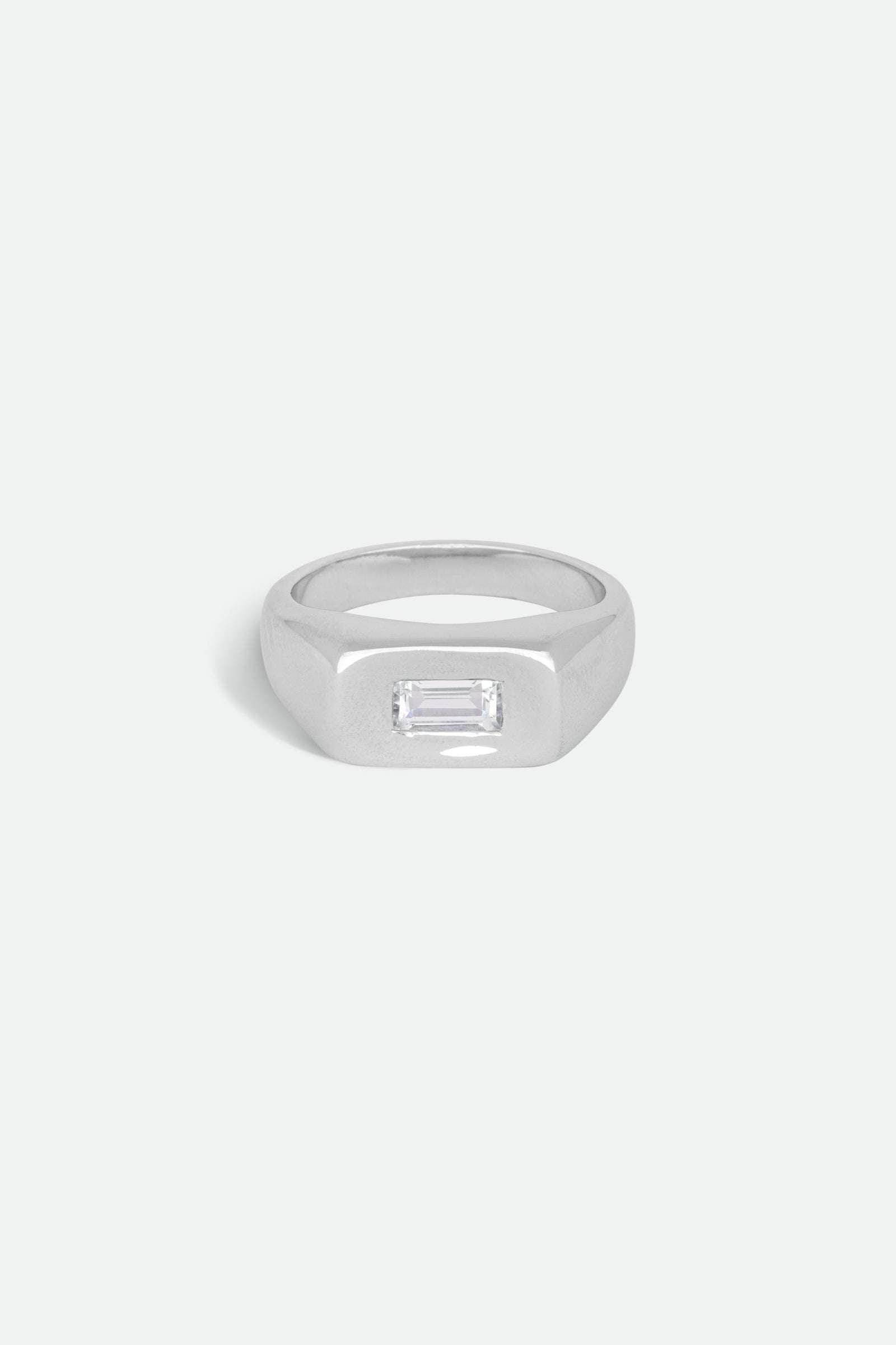 Ring no.10 Rectangle Crystal Quartz