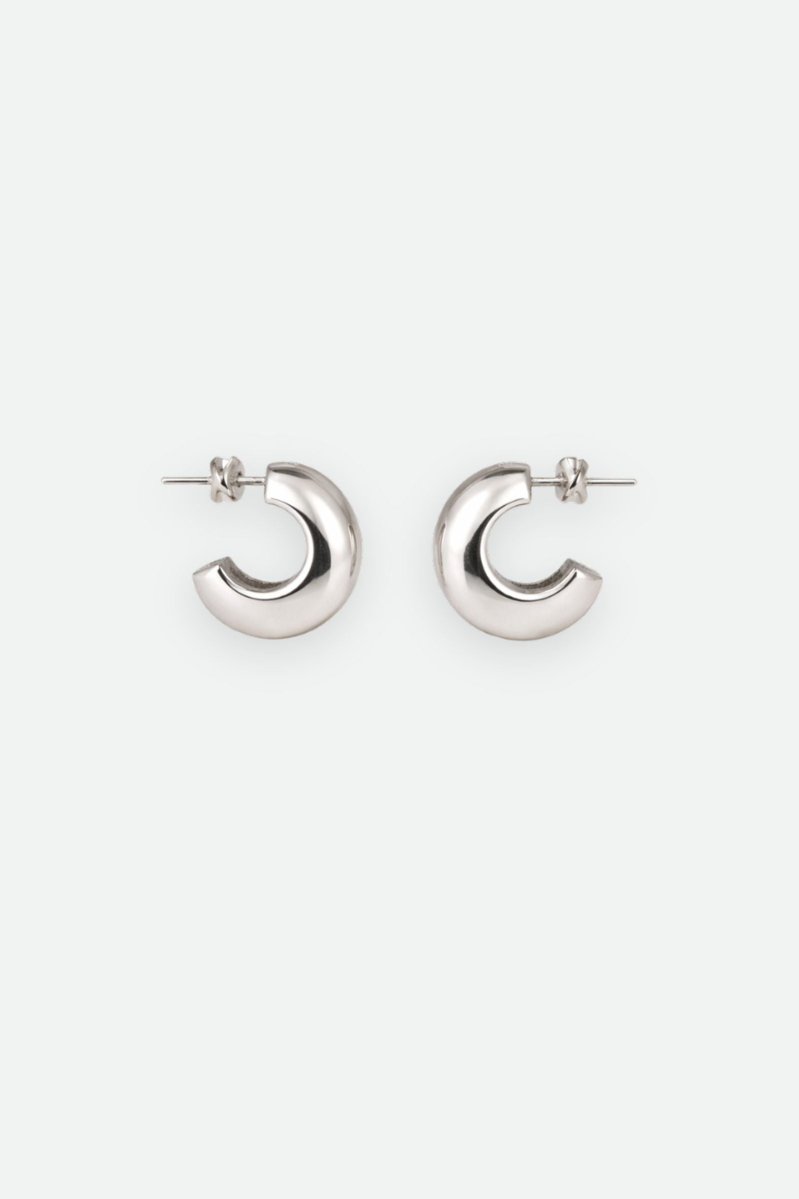 Earrings no.4 Silver Hoops